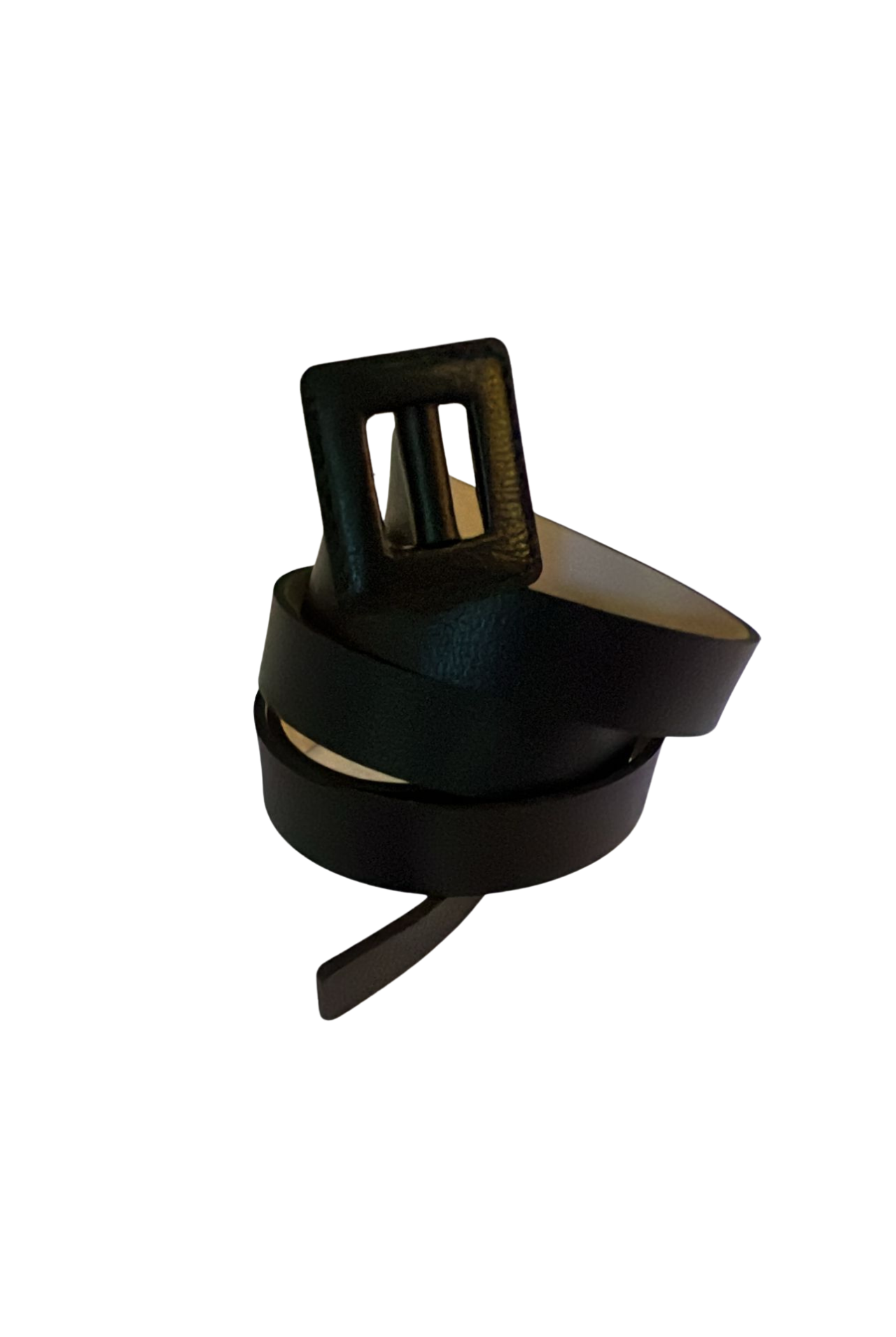 The Everyday Leather Belt in Black