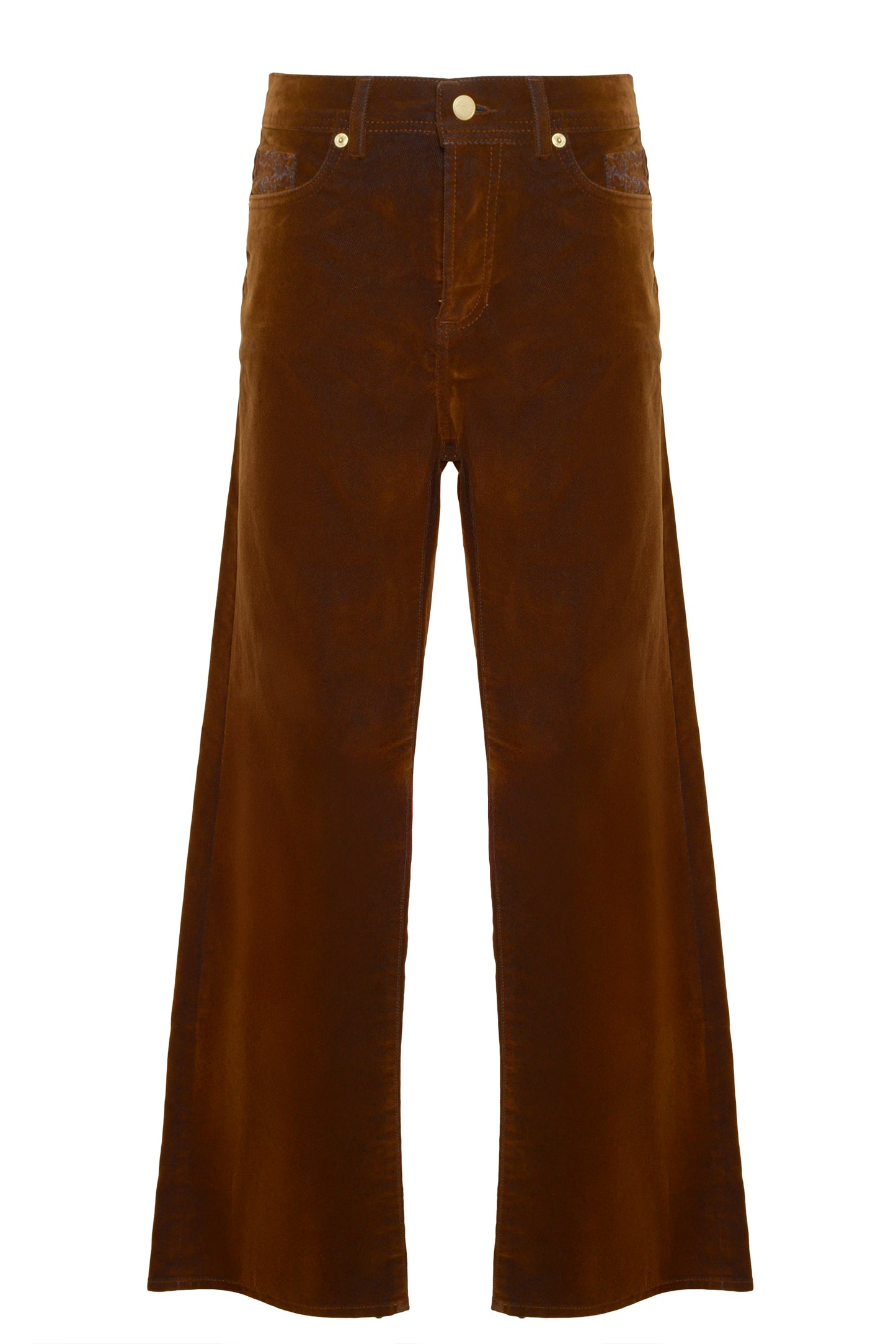 The Midnight Brown Velvet Jean
