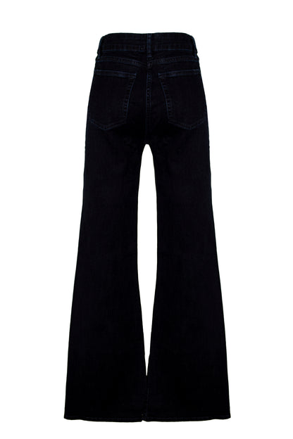 The Flare Jean in Dark Denim