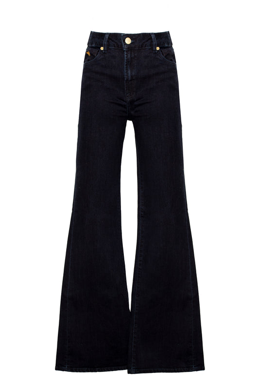 The Flare Jean in Dark Denim