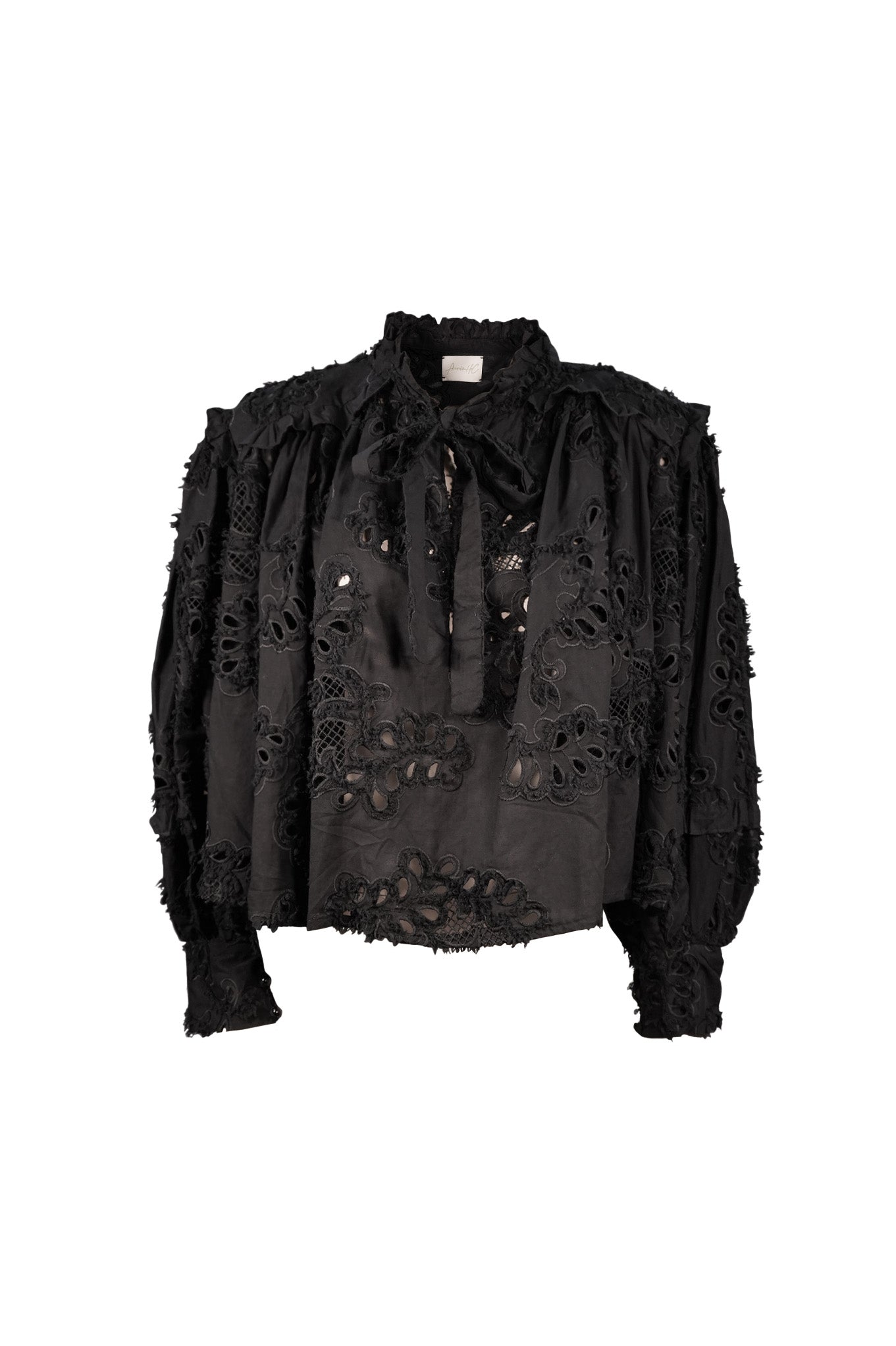 The Spring Blouse Black