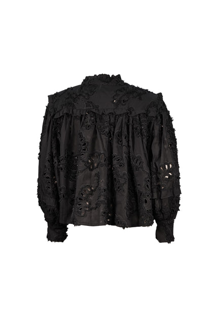 The Spring Blouse Black